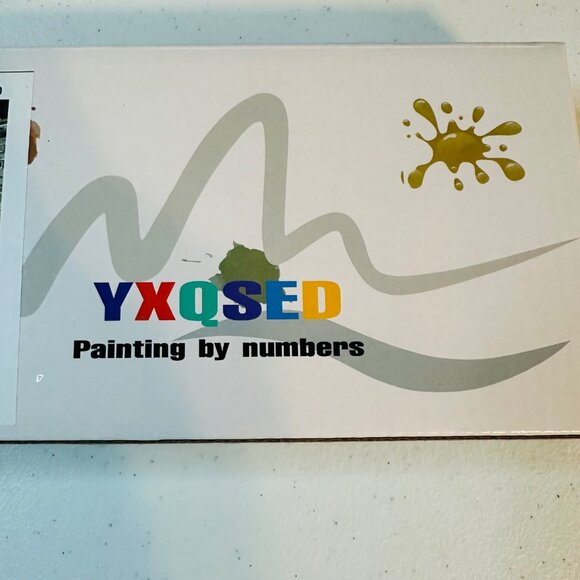 Paint By Numbers Kit Christmas Fireplace Scene 16x20 Inch Frameless DIY Painting - Picture 5 of 10